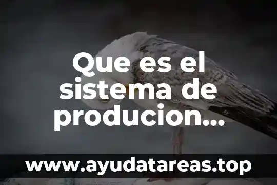 Que es el sistema de producion fabril