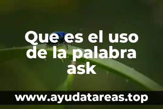 Que es la obesidad i que significa la palabra obesidad 3 Que es el uso de la palabra ask