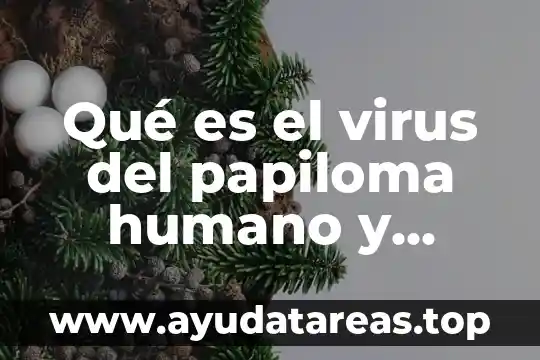 Qué es el papiloma humano brainly 6 Qué es el virus del papiloma humano y cómo prevenirlo