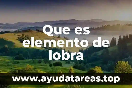 Que es el aire mezcla compuesto o elemento 8 Que es elemento de lobra