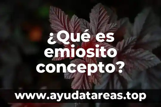 Que es higiene concepto para niños 5 ¿Qué es emiosito concepto?