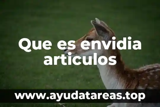 Artículos de que es la petroquímica 3 Que es envidia articulos
