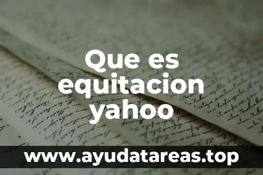Que es una picola de agua 8 Que es equitacion yahoo