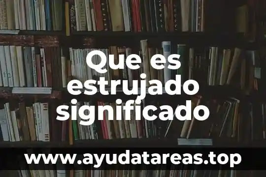 Que es sauerkraut significado 4 Que es estrujado significado