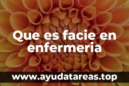 Que es facie en enfermeria
