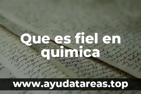 Que es la teoria de evolucion quimica 8 Que es fiel en quimica