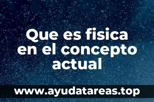 Qué es doctrina estrada concepto 5 Que es fisica en el concepto actual