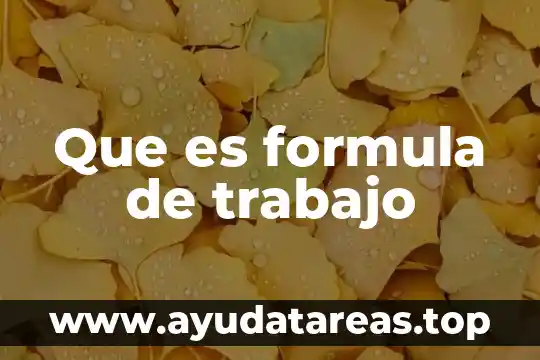 Qué es número de mach y su fórmula 7 Que es formula de trabajo