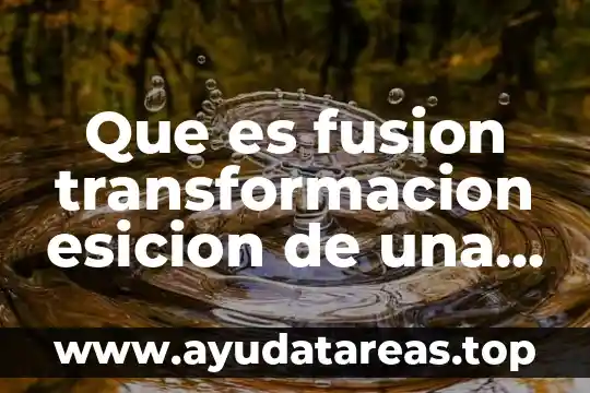 Que es una sociedad anonima y su generales 8 Que es fusion transformacion esicion de una sociedad mercanti