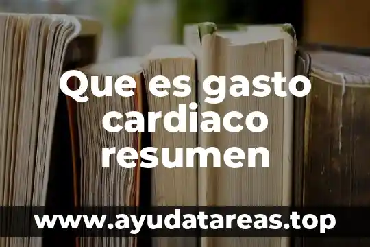 Que es el gasto publico ejemplos 6 Que es gasto cardiaco resumen
