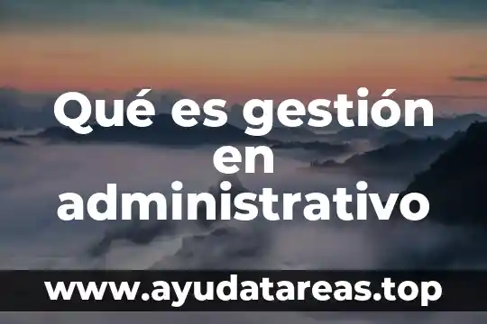 Que es principio de lesividad en el derecho administrativo 4 Qué es gestión en administrativo