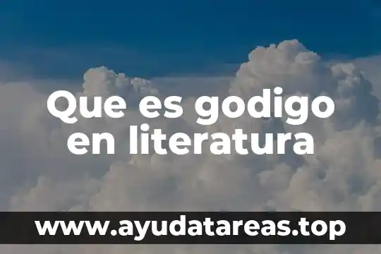 Que es un compuesto en literatura 5 Que es godigo en literatura
