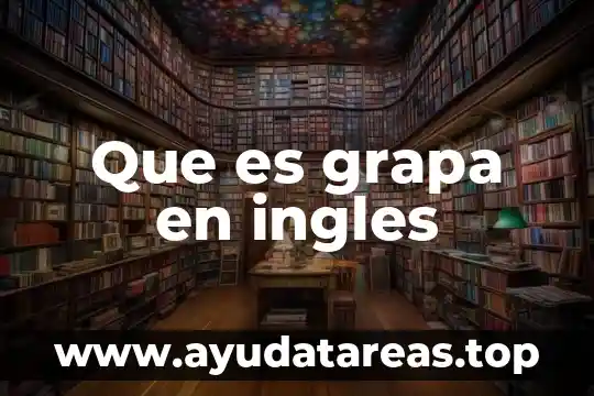 Que es la estrategia de confirming en ingles 6 Que es grapa en ingles