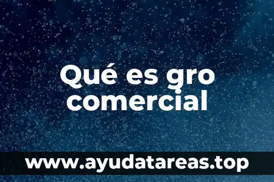 Que es un mensaje subliminal en un comercial 4 Qué es gro comercial