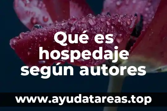 Que es la psicología social comunitaria según autores 7 Qué es hospedaje según autores