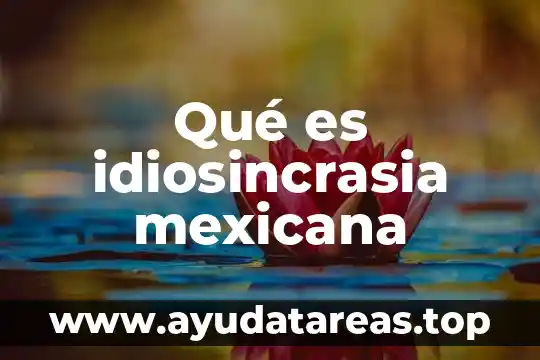 Que es la paradoja mexicana 3 Qu茅 es idiosincrasia mexicana