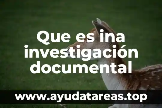 Que es tecnica documental 3 Que es ina investigación documental