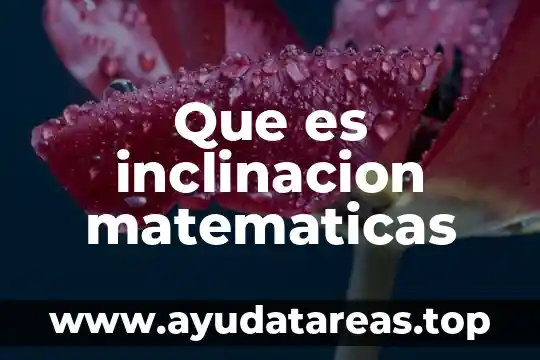 Que es un mito y sus tipos 8 Que es inclinacion matematicas