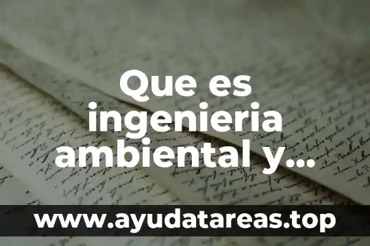Que es un mito y sus tipos 5 Que es ingenieria ambiental y recursos naturales