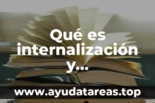 Qué es internalización y externalización en costos