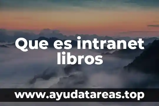 Qué es la distribución de planta libros 7 Que es intranet libros