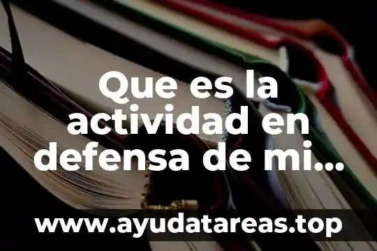 Que es huesped en casa 3 Que es la actividad en defensa de mi casa