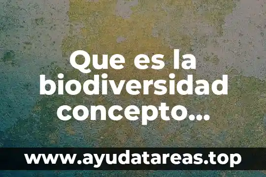 Que es efecto laser 7 Que es la biodiversidad concepto breve