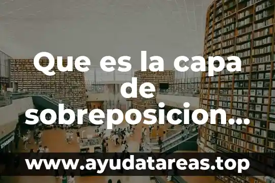Capa de enlace de datos que es 8 Que es la capa de sobreposicion en mapa digital