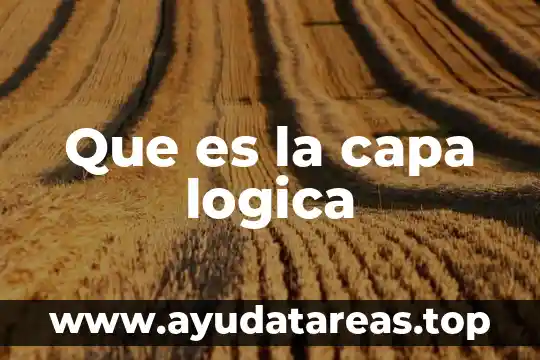 Que es la capa de sobreposicion en mapa digital 4 Que es la capa logica