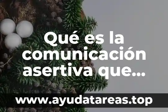 Qué es la comunicación asertiva que implica