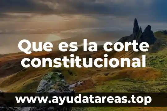 De que es la migracion interna de libro de altas 7 Que es la corte constitucional