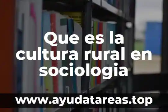 Que es el militarismo cultura zapoteca 4 Que es la cultura rural en sociologia
