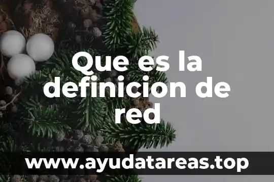 Que es el sulfito red 6 Que es la definicion de red