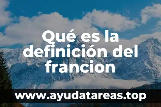 Qué es analogía definición y ejemplos 7 Qué es la definición del francion