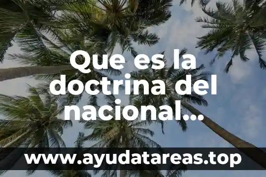 Que es la doctrina del nacional socialismo