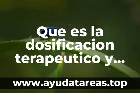 Que es la fatiga mental tipos de fatiga 4 Que es la dosificacion terapeutico y sus tipos
