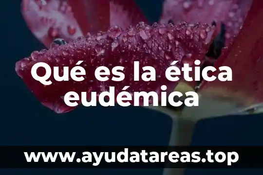 Qué es la ética eudémica