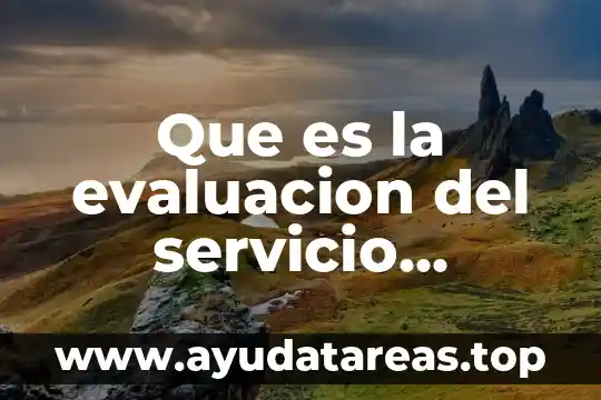 Ataque de denegación del servicio que es 3 Que es la evaluacion del servicio tecnico