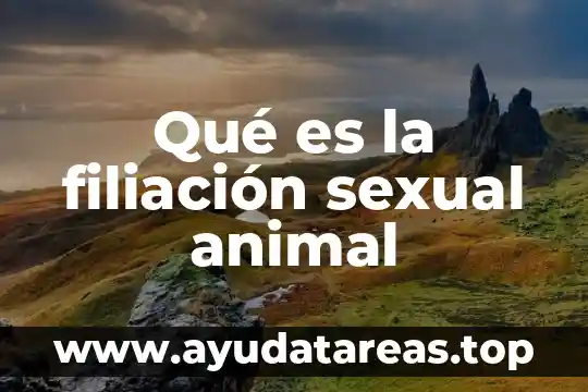 Qué es lisosomas de la célula animal 4 Qué es la filiación sexual animal