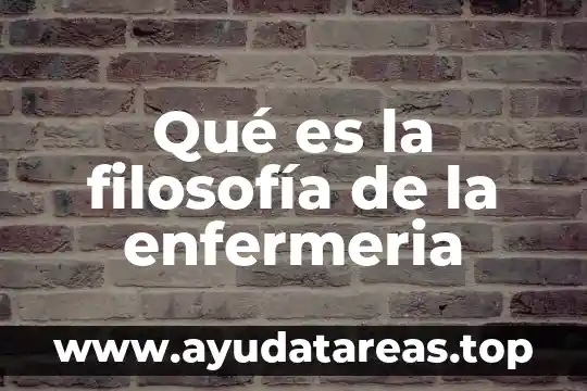 Qué es una estructura en mecánica 4 Qué es la filosofía de la enfermeria