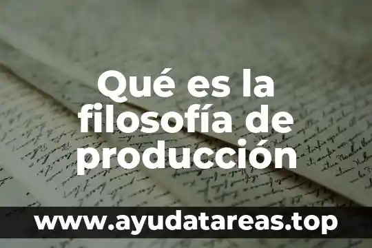 Qué es un falansterio en filosofía 7 Qué es la filosofía de producción