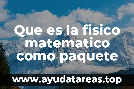 Que es una figura geometrica en termino matemático 8 Que es la fisico matematico como paquete
