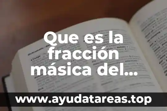 Que es un carcamo de agua 8 Que es la fracción másica del contenido de agua