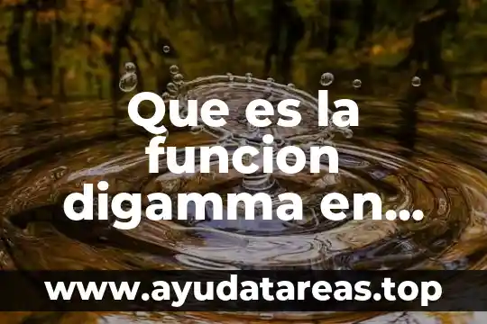 Hierliedimia que es y funcion tipos y sintomas 6 Que es la funcion digamma en matemáticas