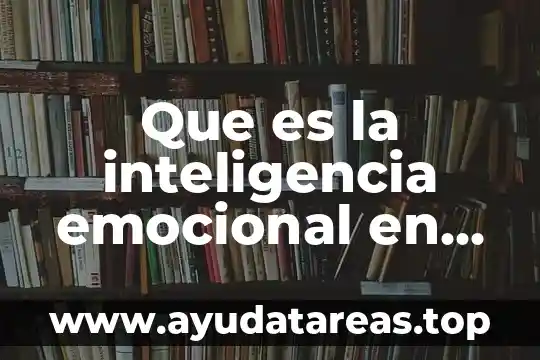 Opinion de lo que es productividad 3 Que es la inteligencia emocional en la productividad humana