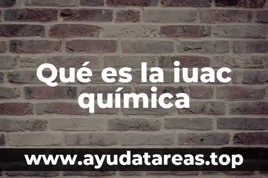 Qué es una planta lenticelas 4 Qué es la iuac química