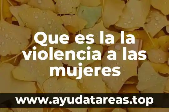 Por que es importante que las mujeres trabajen con masculinidades 6 Que es la la violencia a las mujeres