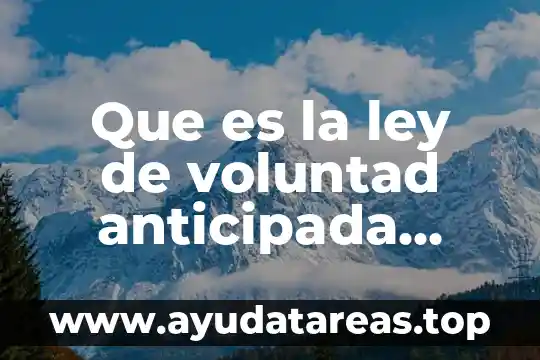 Que es zona metropolitana significado 5 Que es la ley de voluntad anticipada unam