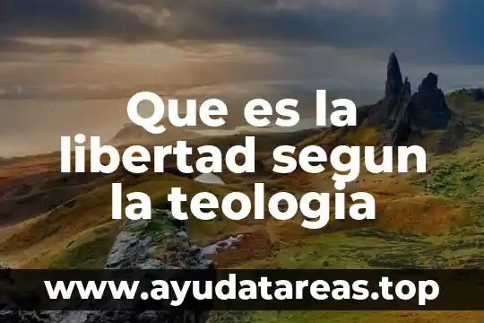Que es el derecho ala libertad y sus desafios 6 Que es la libertad segun la teologia