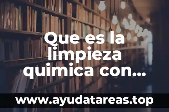 Que es la limpieza quimica con soluciones alcalinas